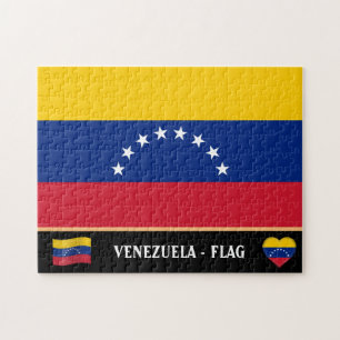 Venezuela Flagga & Venezuelan land / Venezuela Pussel