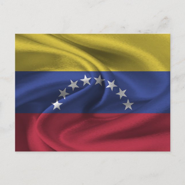 Venezuela Flagga Vykort (Framsida)