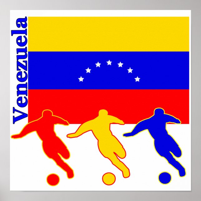 Venezuela - fotbollsspelare poster (Framsidan)