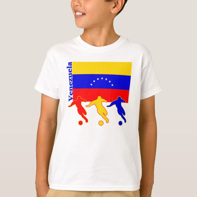 Venezuela - fotbollsspelare t-shirt (Framsida)