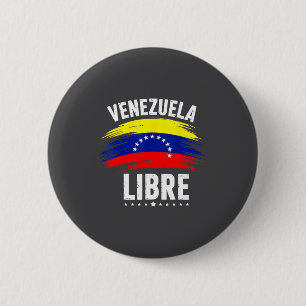 Venezuela Fri 2026 Venezuela Hjärtflagga Knapp