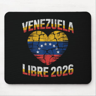 Venezuela Fri 2026 Venezuela Hjärtflagga Musmatta