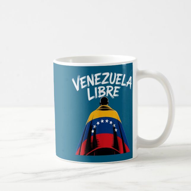 Venezuela Fri 2026 Venezuelas flagga  Kaffemugg (Höger)
