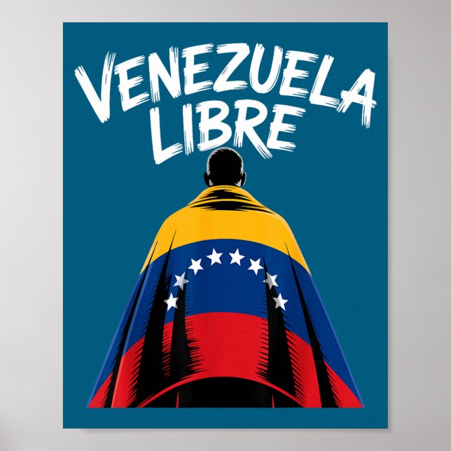 Venezuela Fri 2026 Venezuelas flagga  Poster (Framsidan)