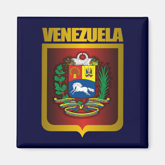 "Venezuela Guld" Magnet (Framsidan)