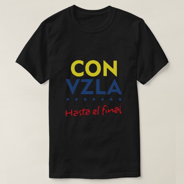 Venezuela Hasta el final shirt T (Design framsida)
