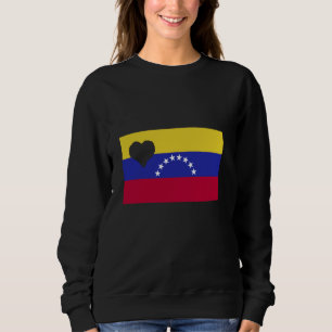 Venezuela Heart Venezuelan Roots Flagga Proud Sout T Shirt