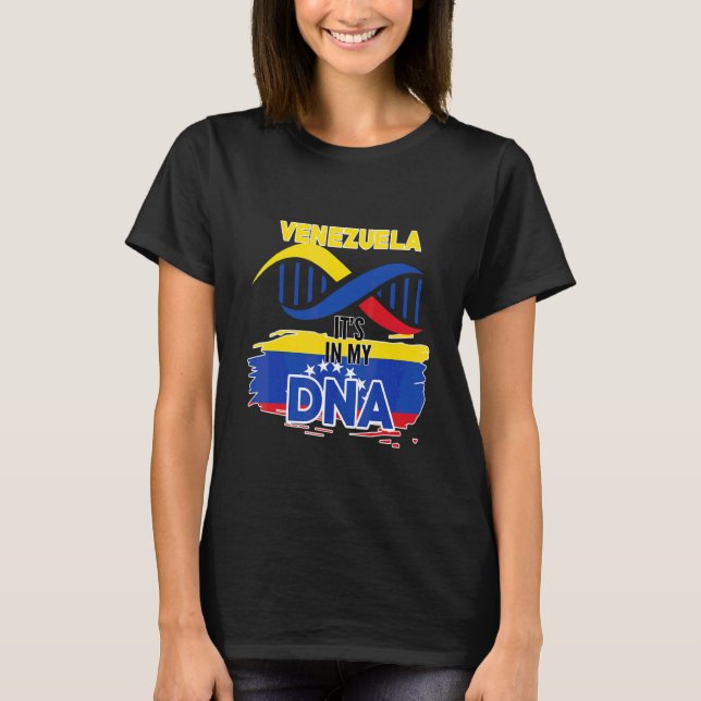 Venezuela i mitt blod t shirt (Framsida)