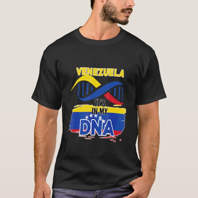 Venezuela i mitt blod t shirt (Framsida)