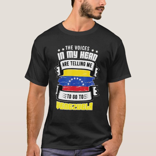 Venezuela i mitt huvud t shirt (Framsida)