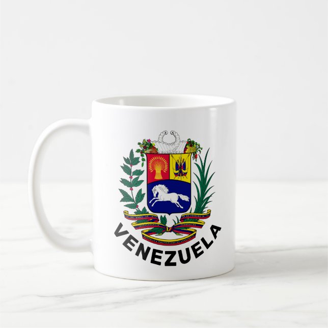 Venezuela jackar om arm kaffemugg (Vänster)