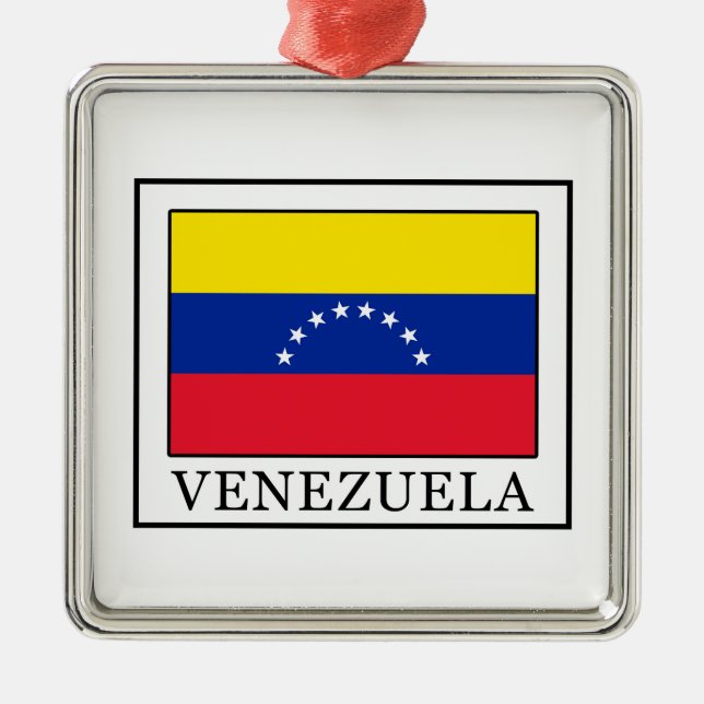 Venezuela Julgransprydnad Metall (Framsidan)