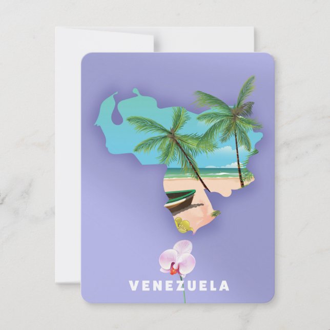 Venezuela karta (Framsida)