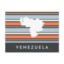 Venezuela Karta: Modern Rand