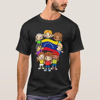Venezuela Kids Hispanic Heritage Month Venezuelan  T Shirt