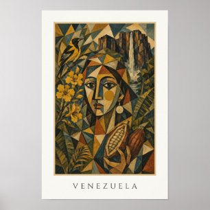 Venezuela kulturarv konst Latinamerika resa Poster
