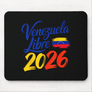 Venezuela Libre Patriotisk Frihetsflagga Konstverk Musmatta