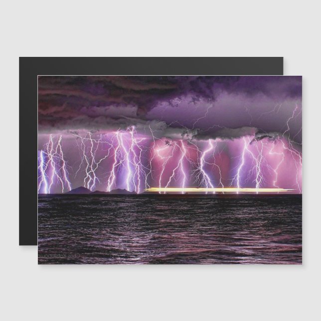 Venezuela Lightnings Magnetic Card (Fram/baksida)