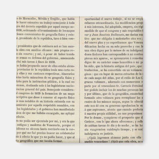 Venezuela Magnet (Framsidan)