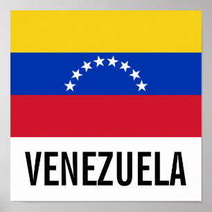 Venezuela medborgareflagga poster