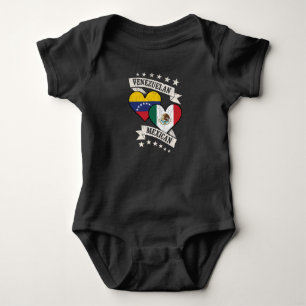 Venezuela Mexikanska Heart Flaggor Venezuela, Mexi T Shirt
