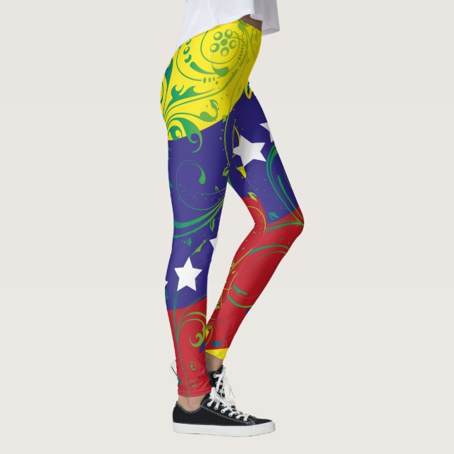 Venezuela mi Bandera VEN01 Leggings (Höger)