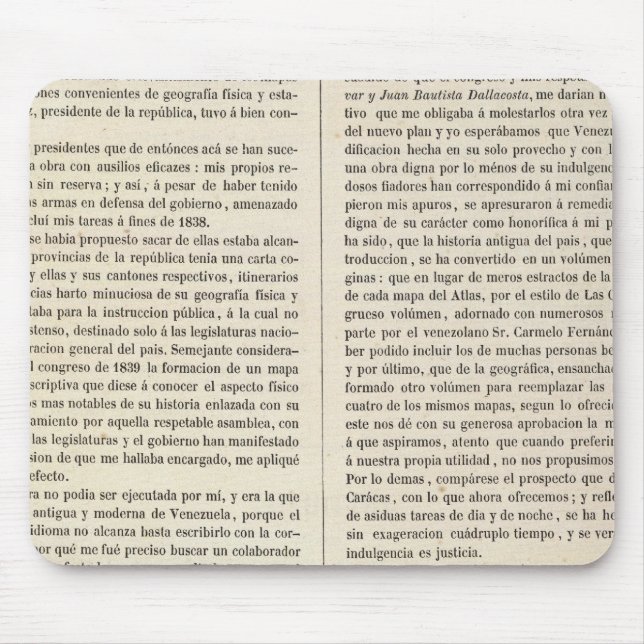 Venezuela Musmatta (Framsidan)