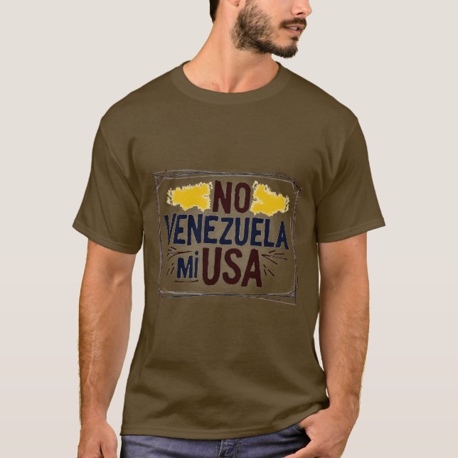 Venezuela My USA T Shirt (Framsida)