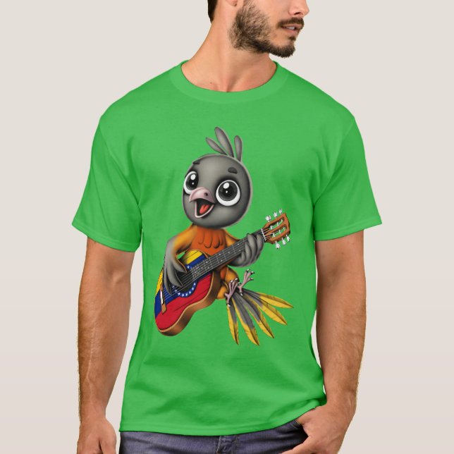Venezuela National Bird Girl T Shirt (Framsida)
