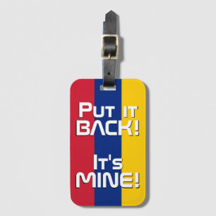 Venezuela National Flagga Funny Patriotic Bagagebricka