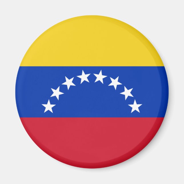 Venezuela National Flagga Magnet (Framsidan)