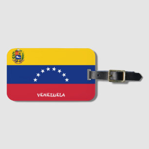 Venezuela National Flagga Patriotic Bagagebricka