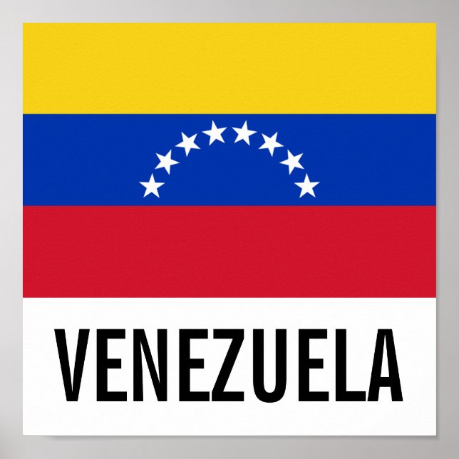 Venezuela National Flagga Poster (Framsidan)