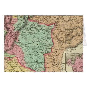 Venezuela, New Grenada & Equador Hälsningskort