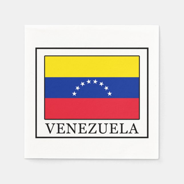 Venezuela Pappersservett (Framsidan)