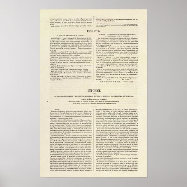Venezuela Poster (Framsidan)