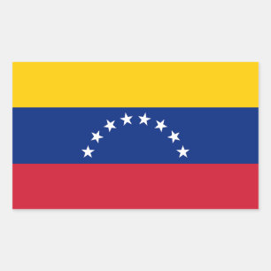 Venezuela Rektangulärt Klistermärke