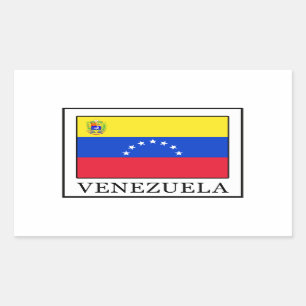 Venezuela Rektangulärt Klistermärke