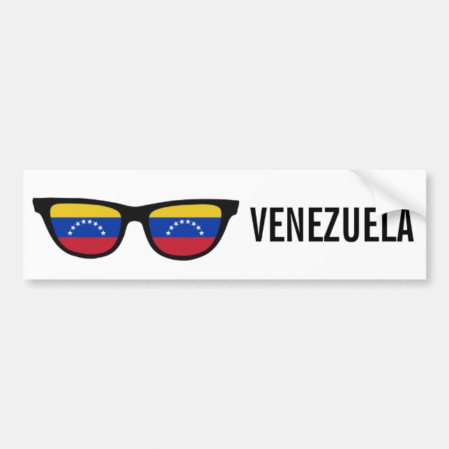 Venezuela Shades anpassningsbar text & färg bildek Bildekal (Framsidan)