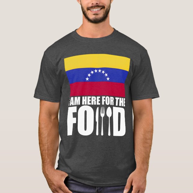 Venezuela souvenir food travel gift t shirt (Framsida)
