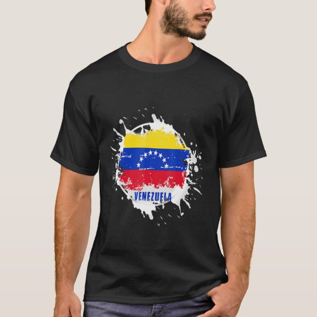 Venezuela Stänk T Shirt (Framsida)