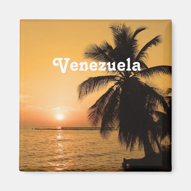 Venezuela Sunset Magnet (Framsidan)