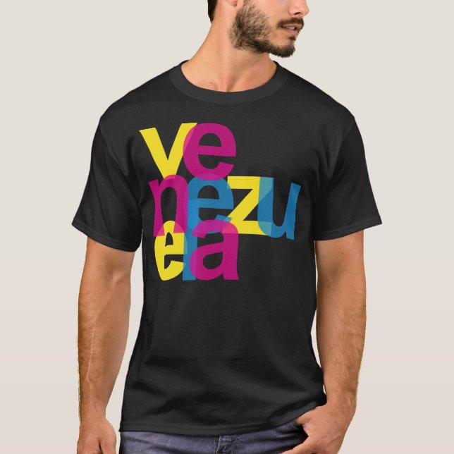 Venezuela T skjorta Tee Shirt (Framsida)
