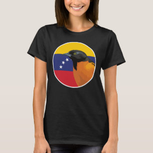 Venezuela Troupial Venezuelas nationella Flagga fö T Shirt