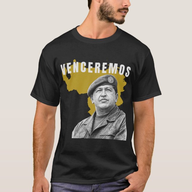 Venezuela Venceremos T Shirt (Framsida)