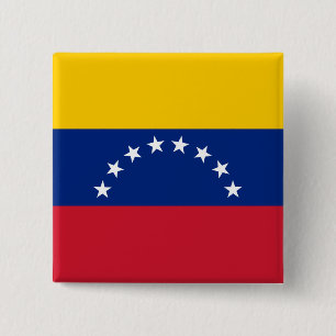 Venezuela (Venezuela)-Flagga Knapp