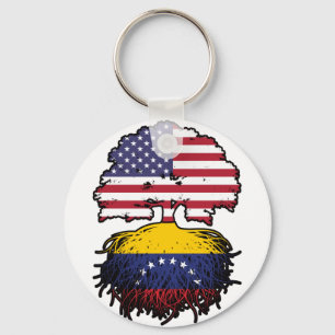 Venezuela Venezuela Venezuelas Amerikanska USA Trä Nyckelring