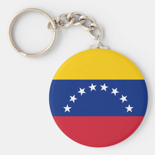Venezuela (Venezuelan) Flagga Nyckelring (Framsidan)