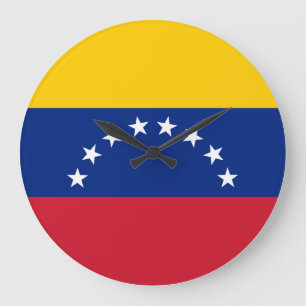 Venezuela (Venezuelan) Flagga Stor Klocka