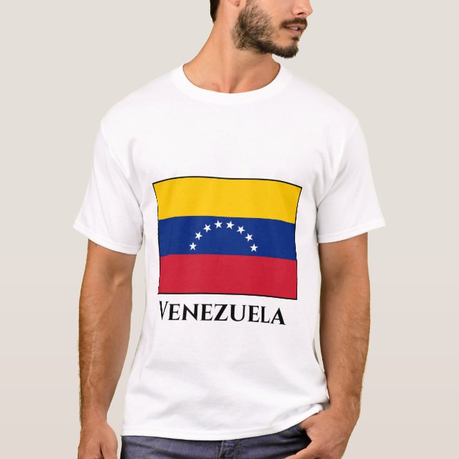 Venezuela (Venezuelan) Flagga T Shirt (Framsida)